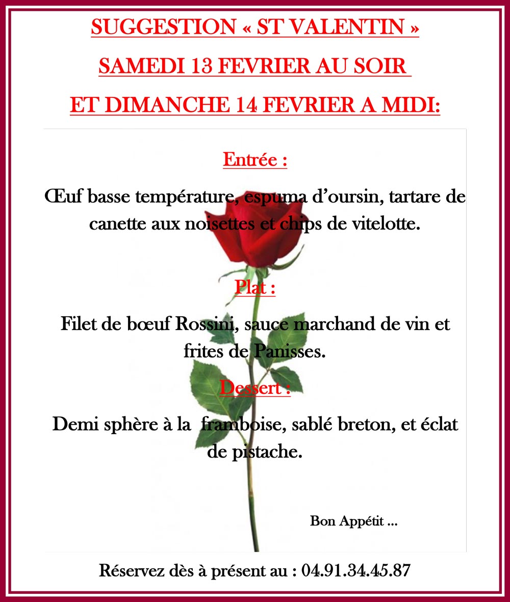 Soirée de la Saint Valentin 2016